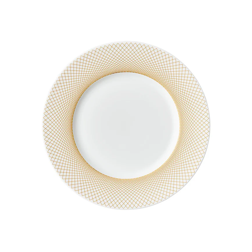 Degrenne Collection Graphique Classique Oro Round Dessert Plate 22,5 cm